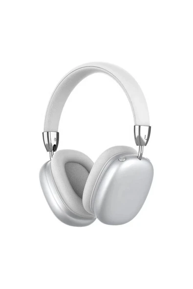 Samsung Galaxy Note 20 Ultra Uyumlu P9 Kablosuz Beyaz Kulaküstü Kulaklık ürün görseli 1