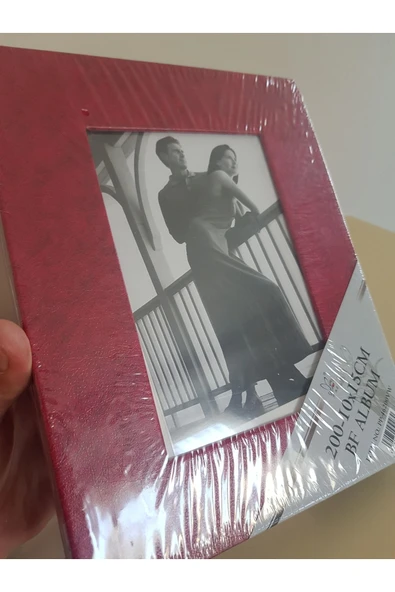 Istediğiniz Renk 200lü 10x15cm Fotoğraf Albümü - Deri Kaplı Foto Pencereli - Aile Resimleri Için - 4