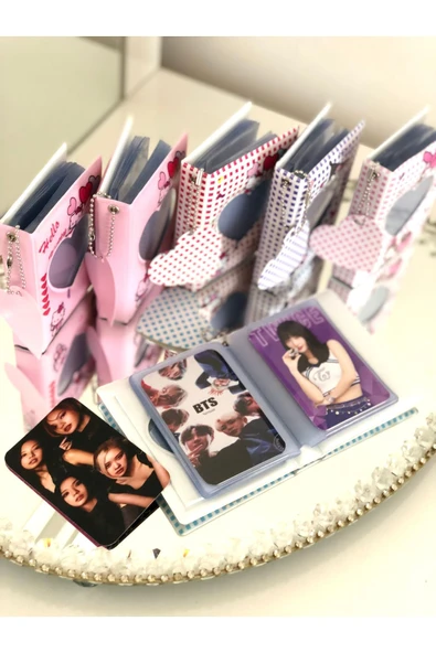 Kpop Fotokart Binder Mini Albüm 6x9 Instax Fotoğraf Resim Albümü Kartlık - Resim 5