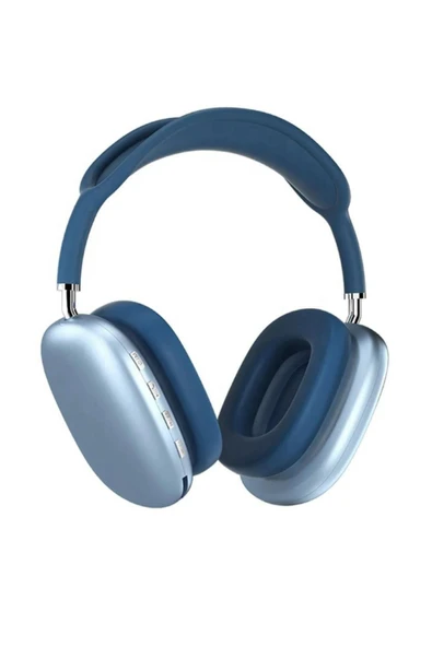 P9 Air Pro Max Uyumlu Kablosuz 5.0 Mikrofonlu Sd Kart Girişli Aux Kablolu Bluetooth Kulaklık - Resim 2