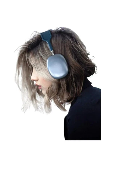 P9 Air Pro Max Uyumlu Kablosuz 5.0 Mikrofonlu Sd Kart Girişli Aux Kablolu Bluetooth Kulaklık - Resim 4