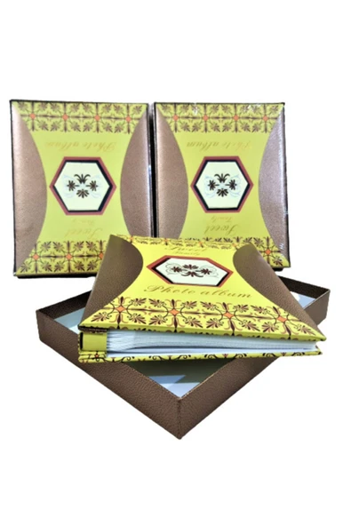 Fotoğraf Resim Albümü 15x21 Ve 10x15 Cm 120'lik Kutulu Memory'li - Resim 3