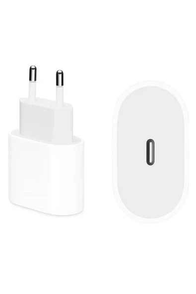 iPhone 11 / 11 Pro / 11 Pro 12 12 Pro Uyumlu Typc Girişli 20w Hızlı Şarj Adaptörü - 1