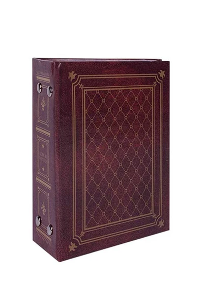 Deri Görünümlü Fotoğraf Albümü - 10x15 Bordo ürün görseli 1