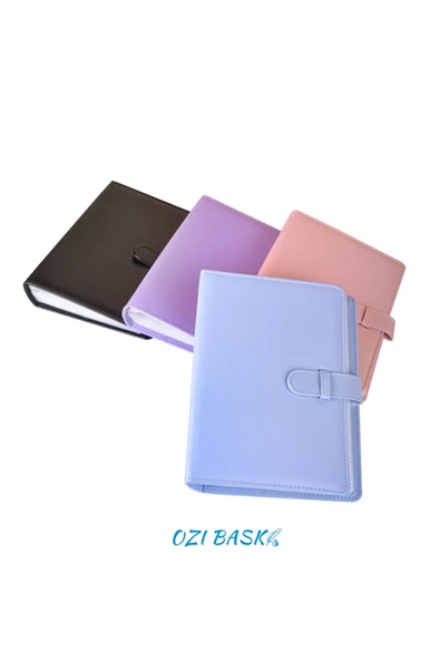 Deri Instax Polakart Fotoğraf Albümü - 96 Kapasite - Resim 6