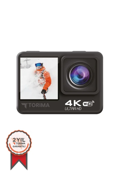 Ac-04 4k Ultra Hd Wifi Su Geçirmez Aksiyon Kamerası Siyah - 5