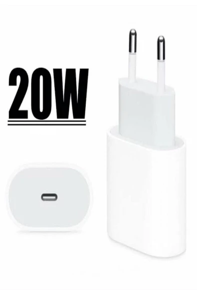 Orjinall Iphone 11/11 Pro/12/12 Pro Uyumlu Typc E Girişli 20w Hızlı Adaptör - 1