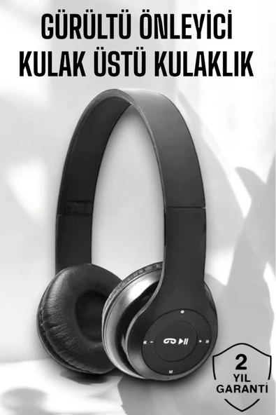 Ayarlanabilir Kafa Bandı ile Yüksek Performanslı Bluetooth Kulaklık ürün görseli 1