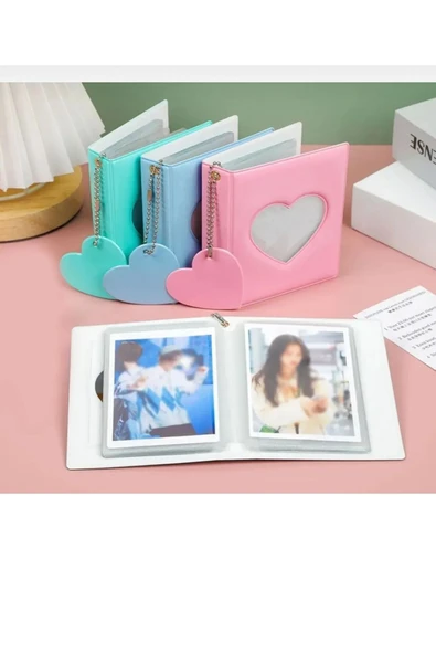 Siyah Binder Kpop Fotokartlık Mini Albüm, 6x9 Instax Fotoğraf Resim Albümü Kartlık - 3