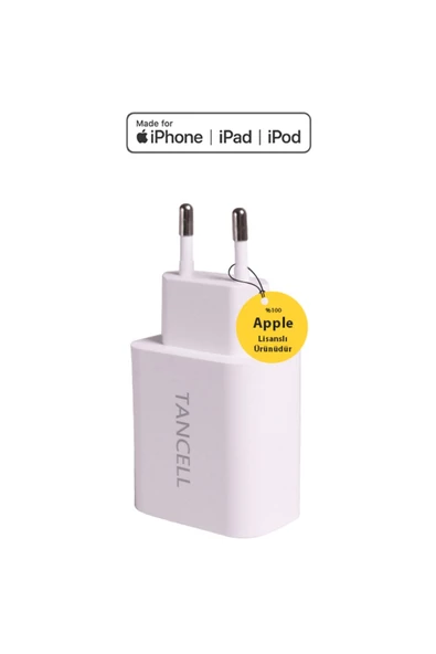 Iphone Tüm Serilerle Uyumlu Hızlı Şarj Aleti 20w Adaptör  Mfi Lisanslı Adaptör ürün görseli 1