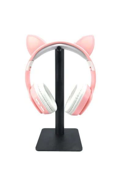 A+ Kalite Vilya Kedi Kulağı Detaylı Led Işıklı Bluetooth Çocuk Kulaklığı 2022 Boombox Ct-888 - Resim 2