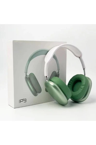 KOPYA - P9 Kablosuz 5.0 Mikrofonlu Bluetooth Kulaklık Beyaz (P9) - 2