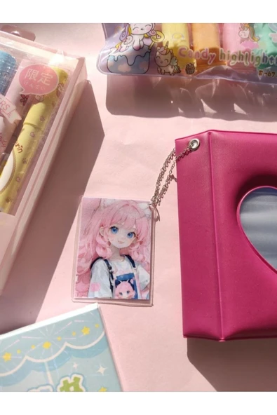 Binder Kpop Pcfotokart Sleve Kawai Holder 6x9 Instax Fotoğraf Resim Albümü Mini Boy - 3