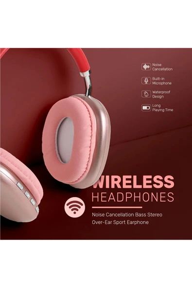 P9 Plus Kablosuz 5.0 Mikrofonlu Bluetooth Kulaklık P9 Kulaklık ürün görseli 1