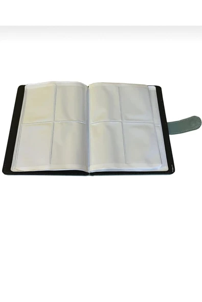 Yeşil 6x9 Fotoğraf Albümü 96 Fotoğraflık İnstax Binder Kpop Resim Albümü Kartlık - 2