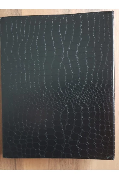100lü 15x20cm Fotoğraf Albümü Siyah - Deri Kaplı Foto Pencereli - Aile Resimleri Için Album - 2