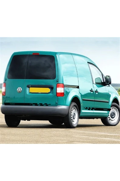 İndispensableyl Volkswagen Caddy Yan Kapı Ve Arka Kapı Sticker Etiket Modeli - 2