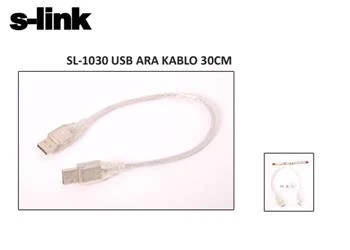 S-link SL-1030 Usb2.0 30cm Usb to Usb Kablosu - 2