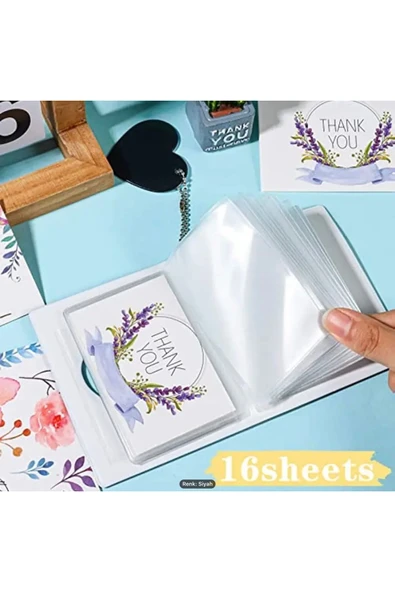 Kpop Photocard Holder Photocard Binder Küçük boy 32 Cep - 3