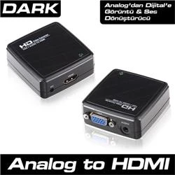 Dark DK-HD-AVGAXHDMI VGA to HDMI Aktif Dönüştürücü - 2