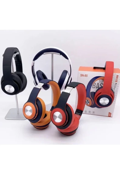 Sn-85 Kulaklık Anc 6d Stereo Süper Bass Kablosuz Bluetooth Kulaküstü Kulaklık Fm Sd - 3