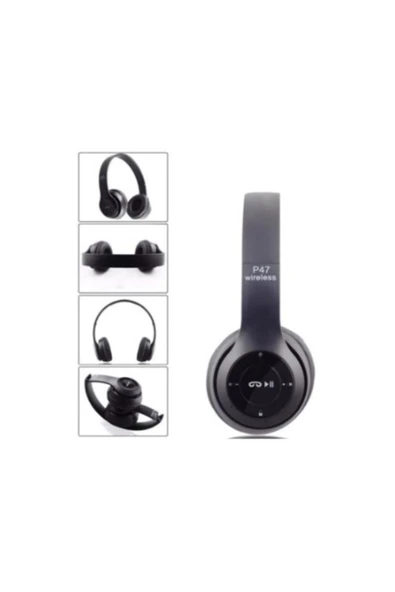 Beyaz Bluetoot Wireless Kulaküstü Kulaklık - 2