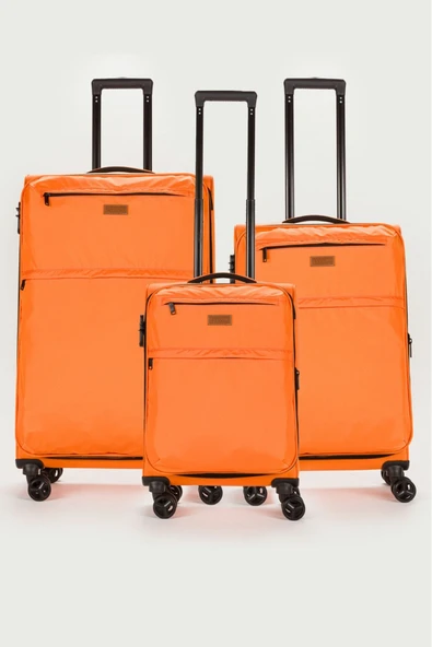 Unisex Kabin Boy Kumaş Valiz 028-03 - Resim 5