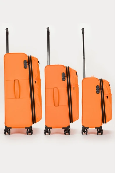 Unisex Kabin Boy Kumaş Valiz 028-03 - Resim 6