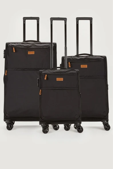 Unisex Kabin Boy Kumaş Valiz 028-03 - Resim 5