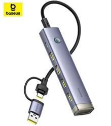 Baseus UltraJoy 5-Port HUB-Gümüş (B00052801S11-00) - 4