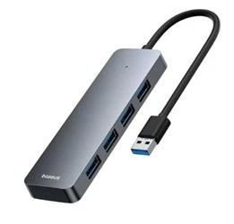 Baseus A to C 4-Port HUB Uzay Grisi (B0005280A813-02) - 3