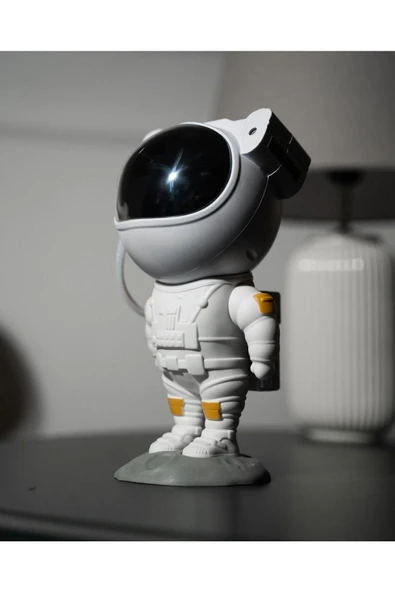 Yıldız Projektör Astronot Işıklı Galaksi Samanyolu Projeksiyon Gece Lambası Astronot Işık - 7