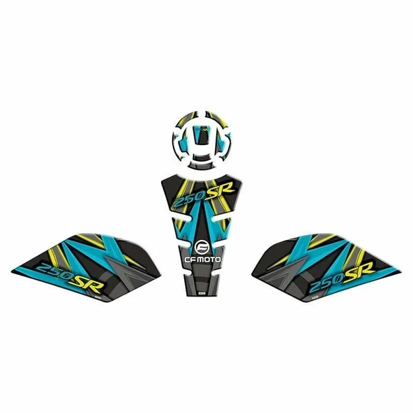 CF MOTO 250 SR 2020 - 2024 TANK PAD SET ürün görseli