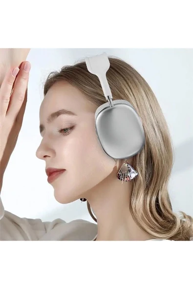 Bluetooth Kulaklık Hi-Fi Yüksek Kalite Ses Bass Müzik Ayarlanır Kafa Bandı Tıkaç Type-C Şarj Aux - 6