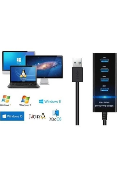 4 Port Usb 3.0 Hub Çoğaltıcı Çoklayıcı Çoklama 303 - 4