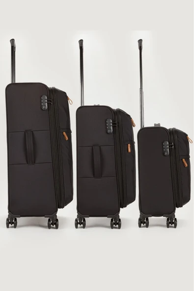 Unisex Kabin Boy Kumaş Valiz 028-03 - Resim 6