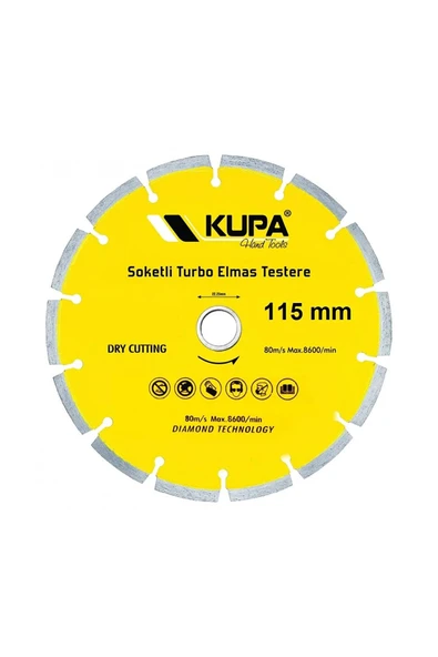 KUPA SOKETLİ GRANİT KESME 115 MM ürün görseli