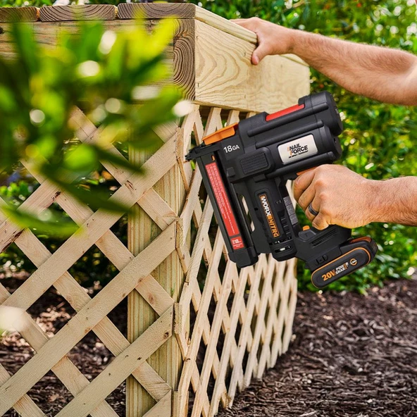 WORX WX844.9 20Volt 16-40mm Profesyonel Şarjlı Zımba Makinesi + 2700 Adet Yedek Zımba (Akü Dahil Değildir) - 10