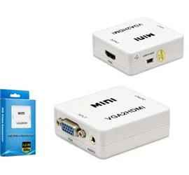 HADRON HDX1283 HD VIDEO CONVERTOR VGA (IN) TO HDMI (OUT) BEYAZ - 4