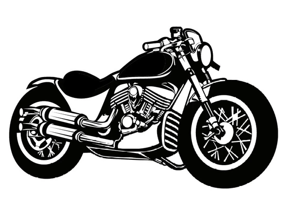 İndispensableyl Klasik Motosikletler Model 7 Oto özel yeni sticker 25 x 15 Cm - 1