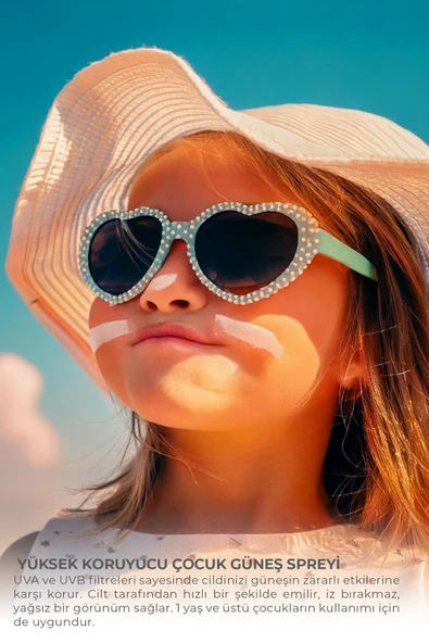 Dermokil 50 Spf Yüksek Koruyucu Çocuk Güneş Spreyi 200 ml - 3