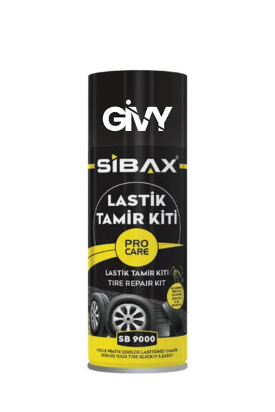 Sibax Sibax Lastik Tamir Kiti Sprey 400 ml Patlak Lastik Şişirme ve Anında Onarım Spreyi SB9000 - 3