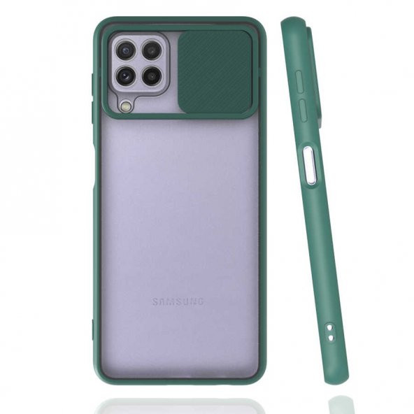 Galaxy A22 4G Kılıf  Lensi Kapak - 4