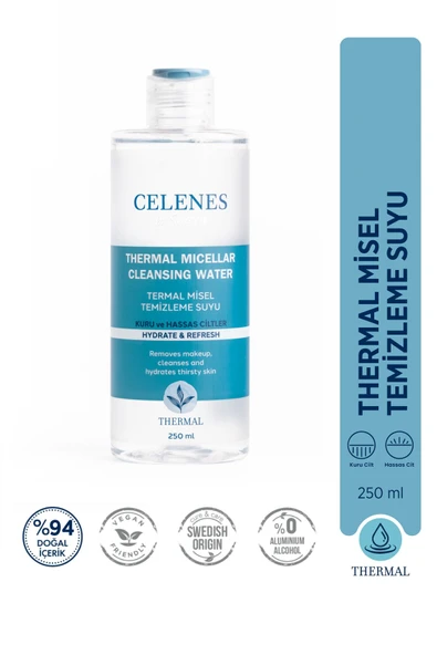 Celenes By Sweden Nemlendirici Ve Canlandırıcı Thermal Misel Temizleme Suyu Kuru Ve Hassas Ciltler