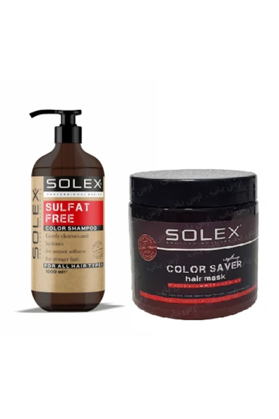Solex Sülfatsız Professıonal Serıes Renk Koruyucu Şampuan 1.000 ml+Renk Koruyucu Saç Maskesi 500 ML