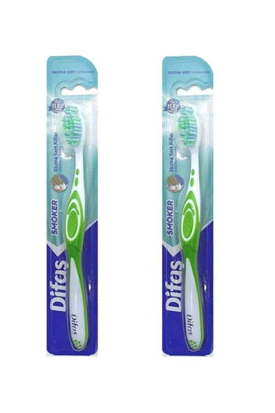 Difaş Smokers Sert Diş Fırçası X 2 Adet 86909271240061