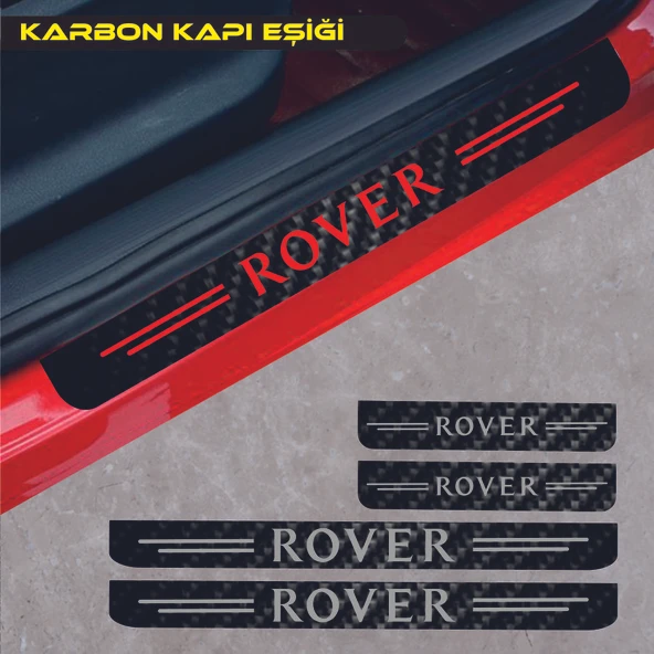 İndispensableyl Rover 414 İçin özel yeni uyumlu Aksesuar Oto Kapı Eşiği özel yeni sticker Karbon 4 Adet