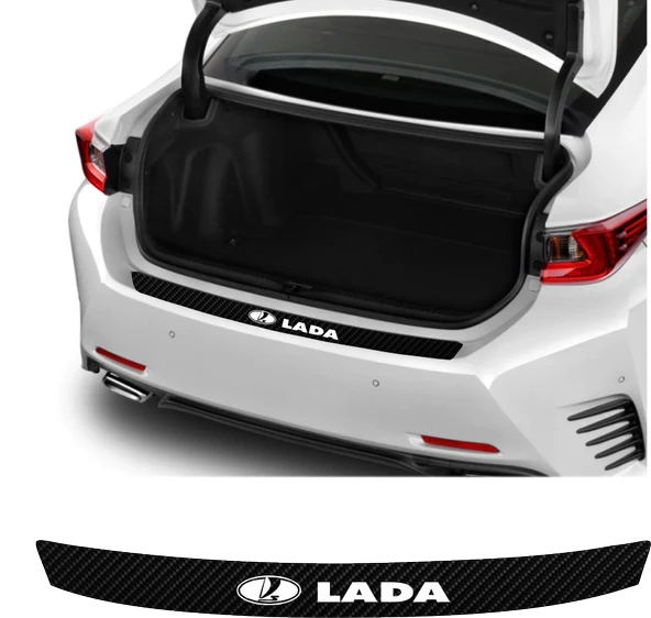 İndispensableyl Lada Vaz İçin özel yeni uyumlu Aksesuar Oto Arka Tampon Bagaj Koruyucu özel yeni sticker 92*7 Cm - 1