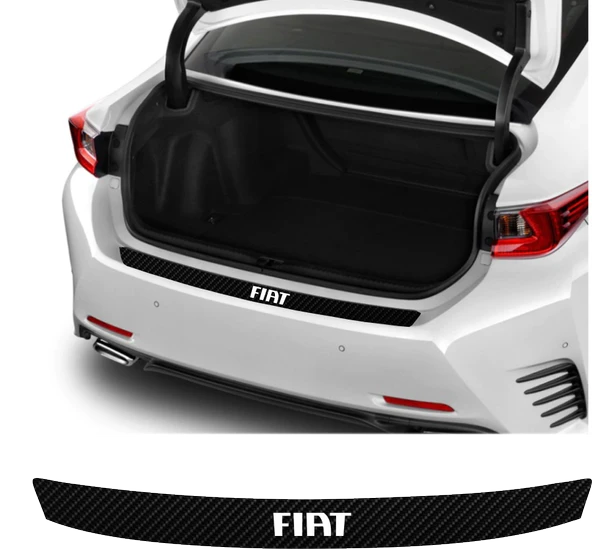 İndispensableyl Fiat Marea İçin özel yeni uyumlu Aksesuar Oto Arka Tampon Bagaj Koruyucu özel yeni sticker 92*7 Cm