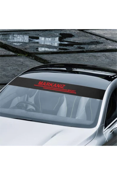 İndispensableyl Volkswagen Golf İçin özel yeni uyumlu Aksesuar Oto Ön Cam Oto özel yeni sticker Karbon - 3